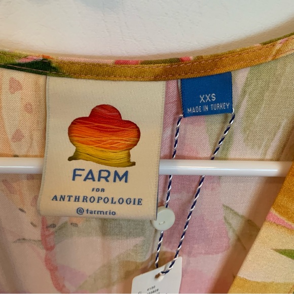 Anthropologie FARM dress size XXS NWT - Picture 11 of 12
